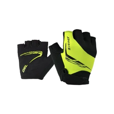 Abbildung von Ziener Kinder CANIZO Fahrrad , Mountainbike Radsport Handschuhe Kurzfinger atmungsaktiv/dämpfend, lime green, S