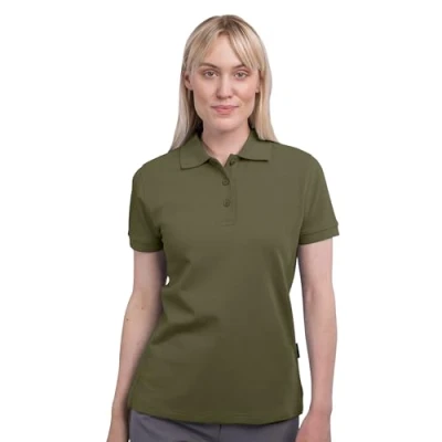 Abbildung von HRM Damen Heavy W Polohemd, Olive, XXL