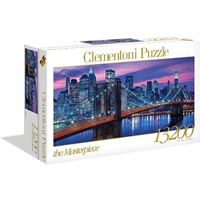 Abbildung von Clementoni 38009 New York Puzzle 13200 Teile, Geschicklichkeitsspiel für die ganze Familie, farbenfrohes Legespiel, Erwachsenenpuzzle ab 9 Jahren, Mehrfarbig, 50.9 x 31.5 10