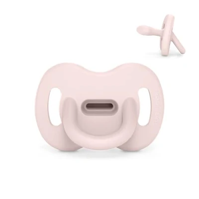 Abbildung von Suavinex, Silikon Schnuller, 6/18 Monate, Physiologischer Sx Pro Sauger, Superweich &amp; Flexibel, Ideal zum Schlafen, Respektiert die Mundentwicklung, Colour Essence, Rosewater