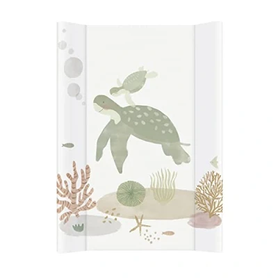 Abbildung von Rotho Babydesign wickelauflage Keil (50 x 70 cm) wickeltischauflage abwaschbar wickelmatte wasserdicht Motiv Sea Life