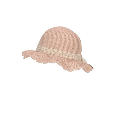 Abbildung von Sterntaler Mädchen Kinderstrohhut Glitter Hut, zartrosa, 55