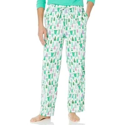 Abbildung von Amazon Essentials Herren Pyjamahose aus Flanell (erhältlich in Big &amp; Tall), Ecru Weihnachtsbaum, XXL