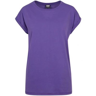 Abbildung von Urban Classics Curvy Ladies Extended Shoulder TEE Tshirt basic, Damen, Größe: 5XL, Ultraviolet