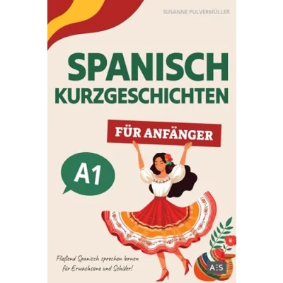 Abbildung von Spanisch Kurzgeschichten für Anfänger: Fließend sprechen lernen Erwachsene und Schüler! (zweisprachige Geschichten mit Grammatik, Vokabeln, Audios Rätseln) komplett in Farbe!