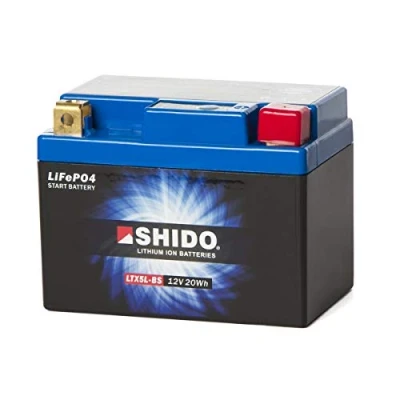 Abbildung von SHIDO LTX5L BS LION S Batterie Lithium, Ion Blau (Preis inkl. EUR 7,50 Pfand)