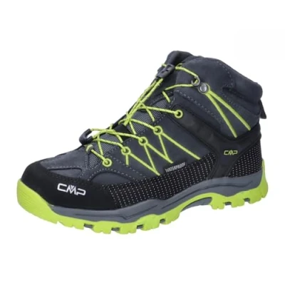 Abbildung von CMP KIDS Rigel MID Trekking Shoes WP Unisex Hikingschuh für Kinder, Größe: 32, Titanio/acido Leder und textil