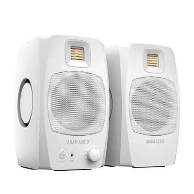 Abbildung von ADAM Audio D3V: Aktives Desktop Monitorsystem mit USB C Anschluss (Paar, weiß)