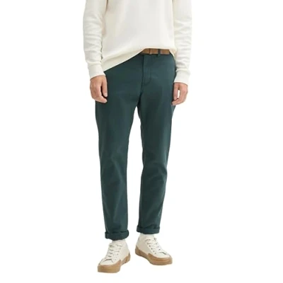 Abbildung von TOM TAILOR Denim Herren 1027694 Slim Chino Hose, 10362 Dark Gable Green, 32W / 36L EU