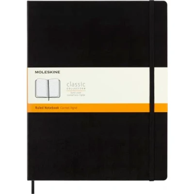 Abbildung von Moleskine Notizbuch Classic Hardcover Liniertes Notizbuch, XX Large, Schwarz