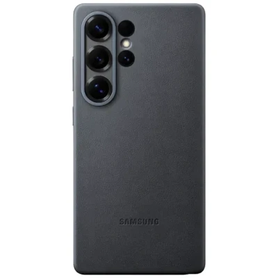 Abbildung von Samsung Kindsuit Pu Leder Back Cover Schwarz Galaxy S25 Ultra