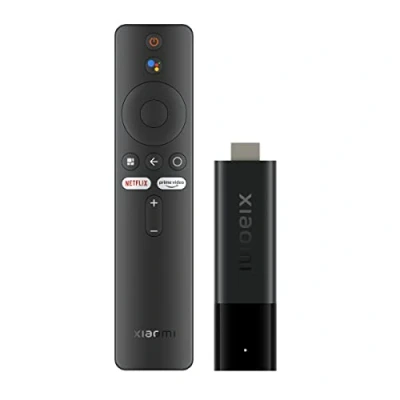 Abbildung von Xiaomi Mi TVStick 4K (QuadCore CPU, 2GB RAM, 8GB ROM, Android TV 11 mit Google Playstore, Chromecast, Dolby Atmos&amp;Vison,Bluetooth Fernbedienung Assistant&amp;Netflix+Prime Video Taste) Schwarz