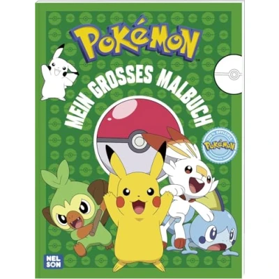 Abbildung von Pokémon Activity Buch: Mein großes Malbuch: 80 Seiten Ausmalbilder für Jungen und Mädchen ab 4 Jahren