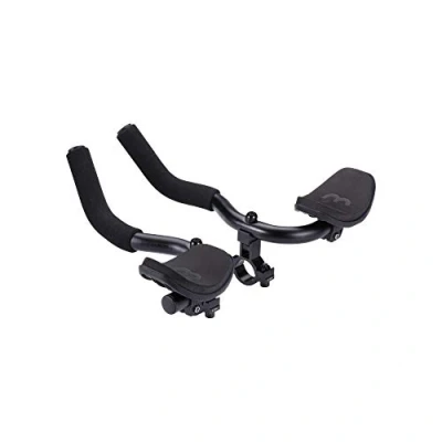 Abbildung von BBB Cycling AeroComfort Fahrradlenker Aerodynamik Aluminium Fahrrad Lenkeraufsatz 35mm Höhe Armlehne für Rennräder Triathlon Lenkerstütze Rutschfeste Fahrradgriffe BHB 59