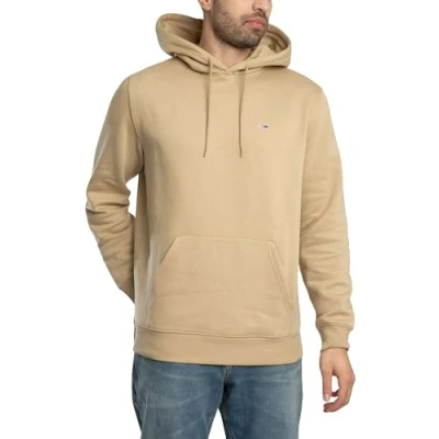Abbildung von Tommy Jeans Herren TJM Reg Flag Hoodie Dm0dm20742 Kapuzenpullover, Beige (Relic Tan), XL EU