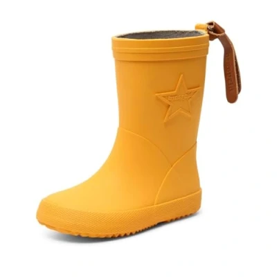 Abbildung von Bisgaard Unisex Kinder Rubber Boot Star Gummistiefel, Gelb, 34 EU Schmal