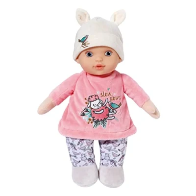 Abbildung von Zapf Creation 706428 Baby Annabell Sweetie for Babies 30cm weiche rosa Stoffpuppe für Babys, integrierte Rassel, waschbar, ab Geburt nutzbar.