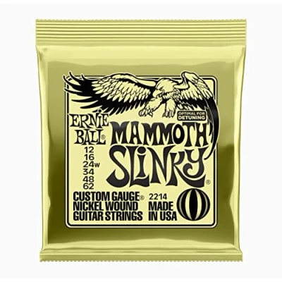 Abbildung von Ernie Ball Mammoth Slinky Nickel Wound E Gitarrensaiten, Stärke 12 62