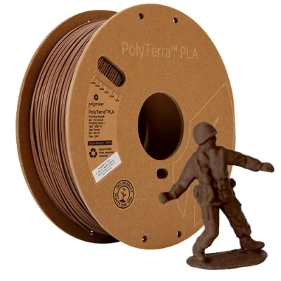 Abbildung von Polymaker PolyTerra PLA Army Brown 1.75mm 1kg