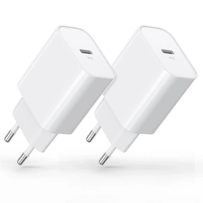 Abbildung von 30W USB C Ladegerät, 2 Pack Adapter, PD 3.0 i Phone Schnellladegerät Netzteil, Ladestecker Power Stecker für 16/15/14/13/12 Plus Pro Max Mini,AirPods iPad,Samsung Galaxy S24/S23/22