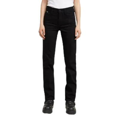 Abbildung von G STAR Strace Straight Jeans Leg, Damen, Größe: 33x32, Pitch black