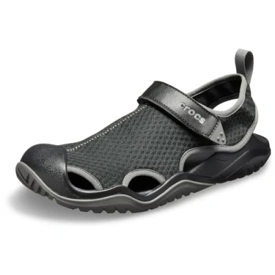 Abbildung von Crocs Herren M Swiftwater Mesh Deck 2052 Sandalen, Schwarz, 43/44 EU