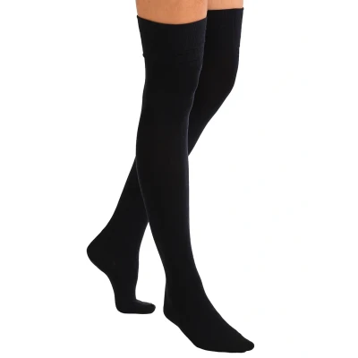 Abbildung von Falke Softmerino Overknees warm Kniestrümpfe, Damen, Größe: 37/38, Dark navy