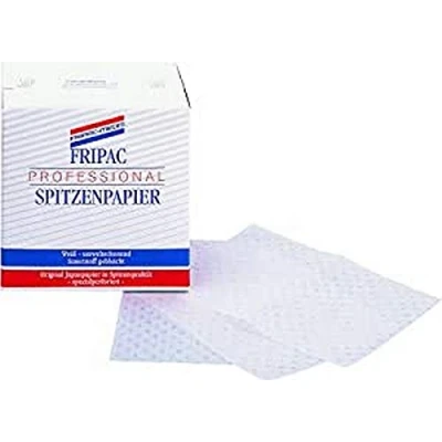 Abbildung von Fripac Medis Professional Spitzenpapier Blattgröße 90 x 65 mm, 500 Blatt, weiß