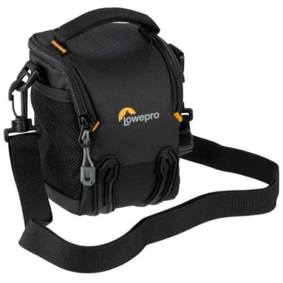 Abbildung von Lowepro Adventura SH 115 III, Kamera Umhängetasche mit Verstellbarem/Abnehmbarem Schultergurt, Kamerarucksack für Spiegellose Kameras, Kompatibel Sony Alpha 6000 Serie, Schwarz