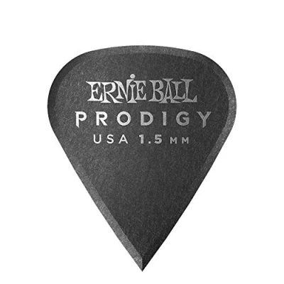 Abbildung von Ernie Ball 1,5 mm Sharp Prodigy Plektren, 6er Pack, Schwarz