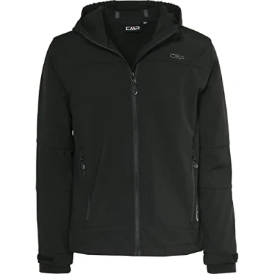 Abbildung von CMP KID Jacket FIX HOOD Unisex Softshelljacke für Kinder, Größe: 176, Nero