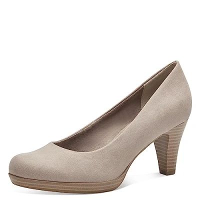 Abbildung von MARCO TOZZI Damen Pumps Vegan Elegant, Braun (Taupe), 40 EU