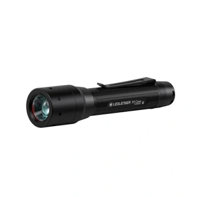 Abbildung von Ledlenser P5 Core kompakte Taschenlampe LED, 150lm, fokussierbar, 1x AA batteriebetrieben (mit im Lieferumfang) oder optional mit Akku, 90m Leuchtweite, inkl. Batterien, Flashlight