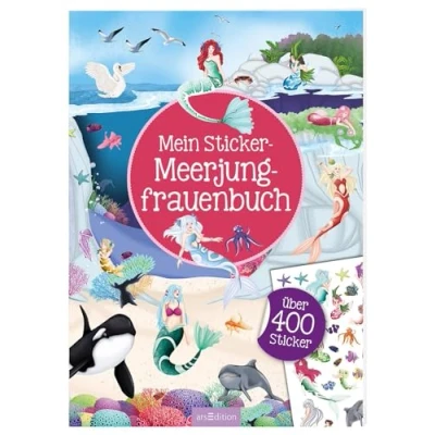 Abbildung von Mein Sticker Meerjungfrauenbuch: Über 400 Stickerheft für Kinder ab 4 Jahren