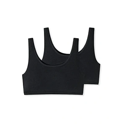 Abbildung von Uncover by Schiesser Damen 2pack Bustier Unterwäsche, schwarz, XXL