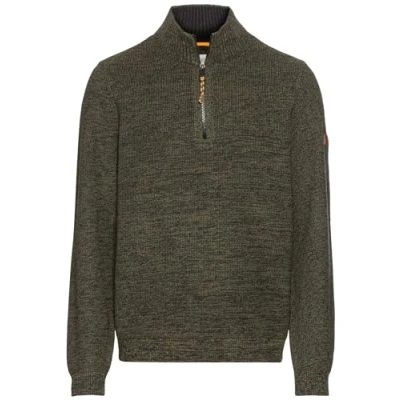 Abbildung von camel active Herren Stricktroyer aus Baumwollmix Dunkelgrün Menswear S