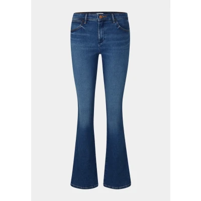 Abbildung von Wrangler Jeans Bootcut, Damen, Größe: 24x32, Blau