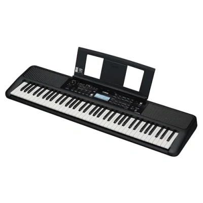 Abbildung von Yamaha PSR EW320 Tragbares Keyboard für Anfänger 650 Instrumentenklänge und 76 anschlagdynamische Tasten mit 48 stimmiger Polyphonie Inkl. 2 Online Lessons an der Music School