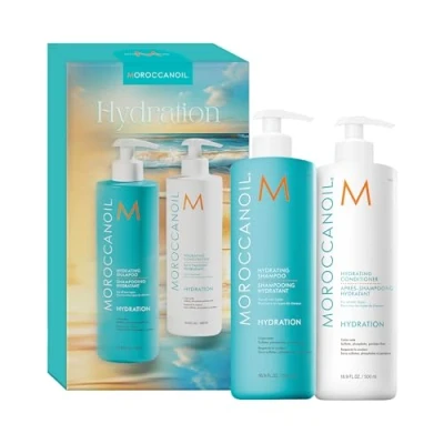 Abbildung von Moroccanoil Hydrating 500ml Shampoo and Conditioner Set