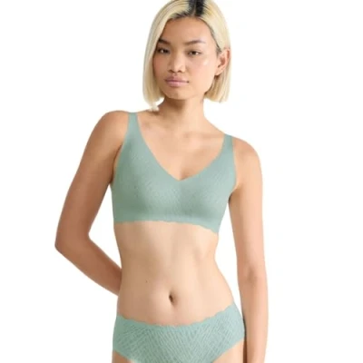 Abbildung von Sloggi Damen Zero Feel Bliss Soft Bra, Misty Turquoise, L EU