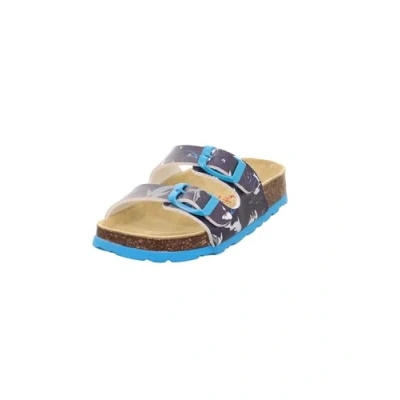 Abbildung von Superfit Fussbettpantoffel Hausschuh, Blau/Mehrfarbig 8140, 37 EU