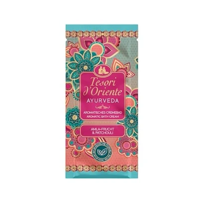 Abbildung von TESORI D’ORIENTE Cremebad &#039;Ayurveda&#039; Aromatisches mit Amla Frucht und Patchouli zur Körperpflege Wellness Ritual für Körper &amp; Sinne 40ml