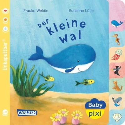 Abbildung von Baby Pixi (unkaputtbar) 80: Der kleine Wal (80): wasserfest, schadstoffgeprüft, reißfest