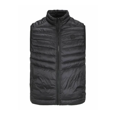 Abbildung von JACK&amp;JONES Herren JJESPRINT Bodywarmer Collar NOOS Steppweste, Black/Detail:SOLID, S