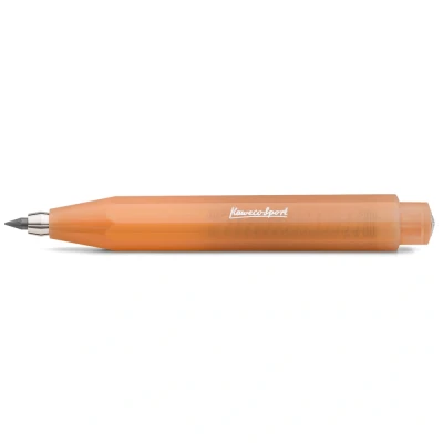 Abbildung von Kaweco FROSTED SPORT Fallbleistift Soft Mandarine 3.2 mm 5B I Minenbleistift aus hochwertigem Kunststoff in Sommerlichem Design Druck Bleistift nachfüllbar Orange Druckminenbleistift 10,5 cm