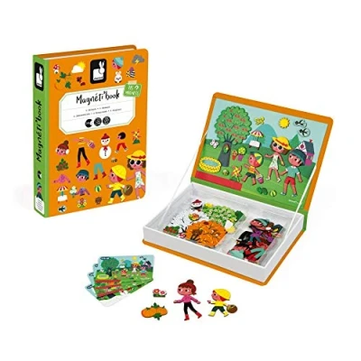 Abbildung von Janod J02721 4 Seasons Magneti&#039;Book, Orange