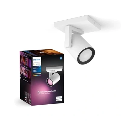 Abbildung von Philips Hue LED Deckenstrahler Argenta, weiß, 1 flg. RGB CCT