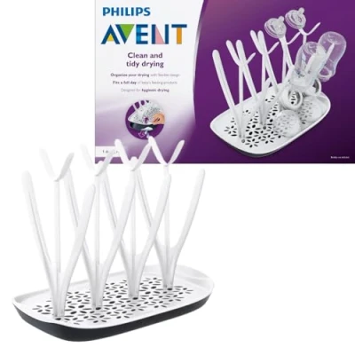 Abbildung von Philips Avent Trockengestell mit abnehmbarer Abtropfschale (Modell SCF149/00)