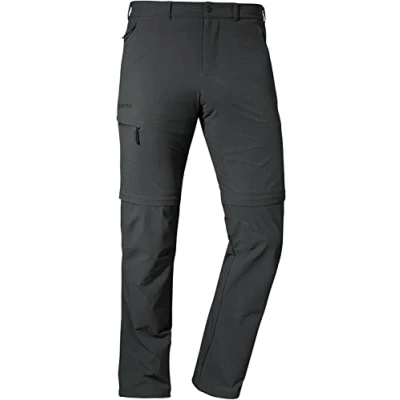 Abbildung von Schöffel Herren Pants Koper1 Zip Off, flexible Hose mit Off Funktion, schnell trocknende und kühlende Wanderhose aus 4 Wege Stretch, asphalt, 46