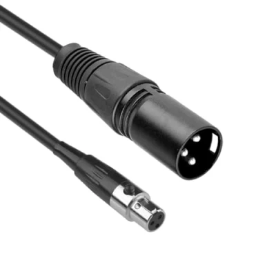 Abbildung von SIENOC Mini XLR Buchse 3Pin auf Stecker Pro Mic Premium Audio Kabel (Mini zu Kabel)